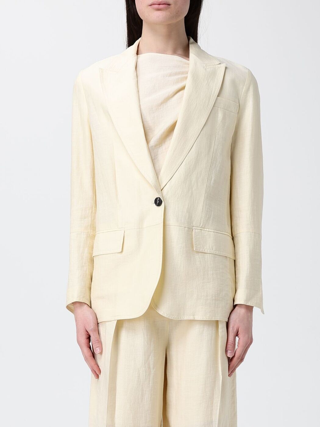 テーラ TELA 背広上衣 背広 上衣 レディース 黄み Suit Jackets 060124010540 関税 貨物輸送無料 2026SS gi レディースファッション-コート・ジャケット