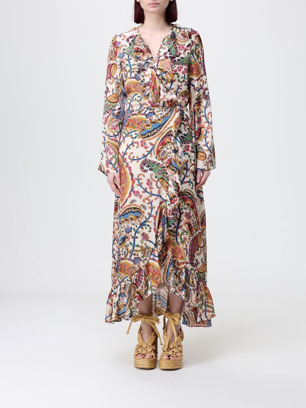 エトロ ETRO 衣裳 御召しもの レディース マルチ色つや Dresses WRHA055799SA1N2 関税 貨物輸送無料 2026SS gi
