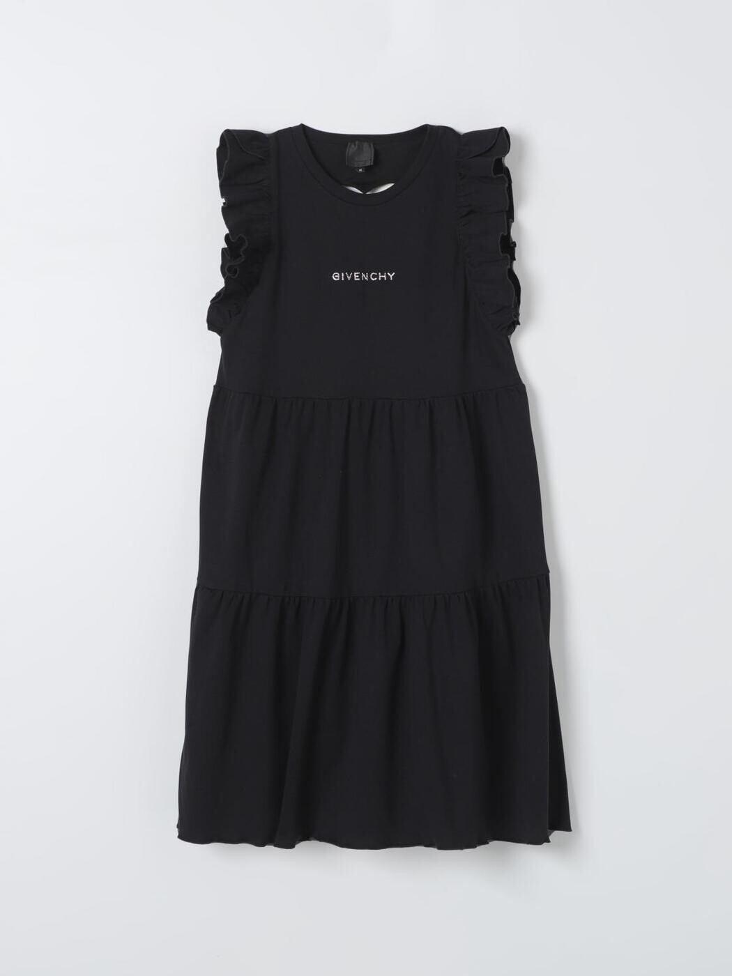 ジバンシィ GIVENCHY ロング御召しもの 御召しもの ガールズ 黒いこと Long dresses H30050 関税 貨物輸送無料 2024SS gi