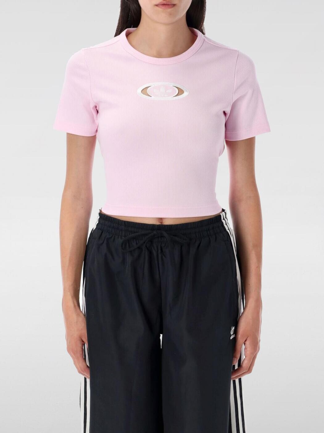アディダス オリジナルス ADIDAS ORIGINALS スポーツシャツ プルオーバー レディース サクラ色 T-shirts and polo shirts KE3737 ~ 関税 貨物輸送無料 2025AW gi