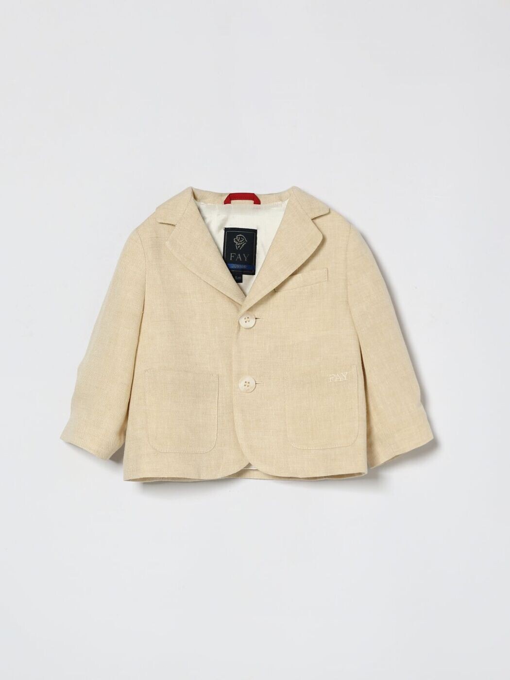 フェイジュニア FAY JUNIOR 上衣 ベビーユニセックス ベージュ Jacket FY2514I0318 関税 貨物輸送無料 2026SS gi