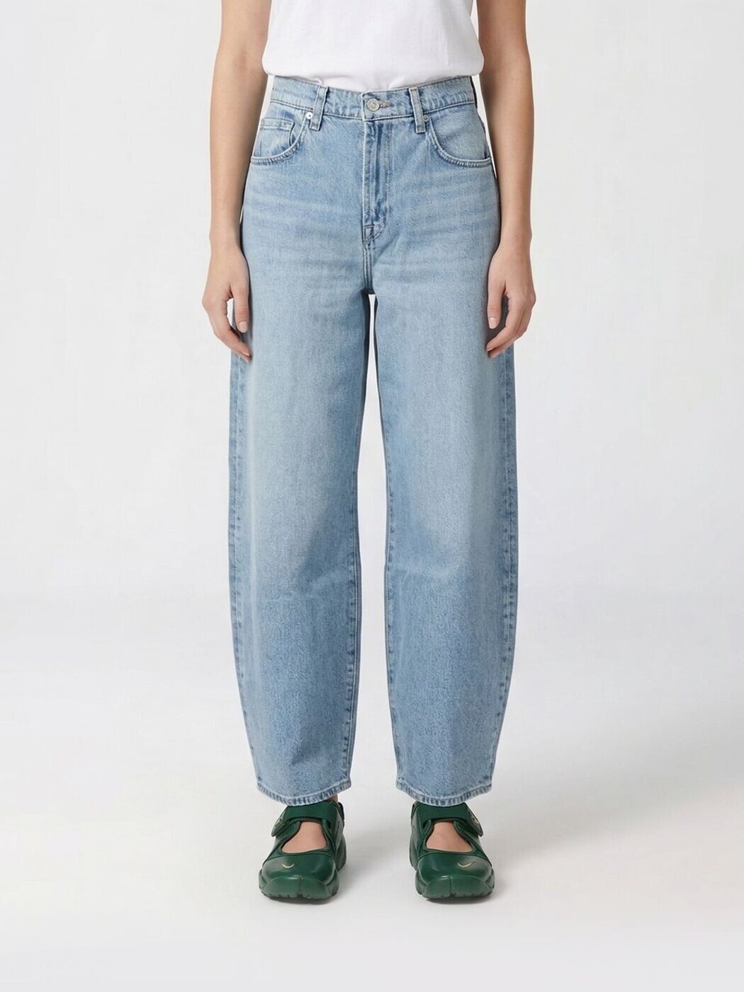 セブンフォーオールマンカインド 7 FOR ALL MANKIND デニム レディース ブルー Jeans 7UF70C10 Blue 関税 送料無料 2026SS gi|BRANDSHOP「il Tesoro」