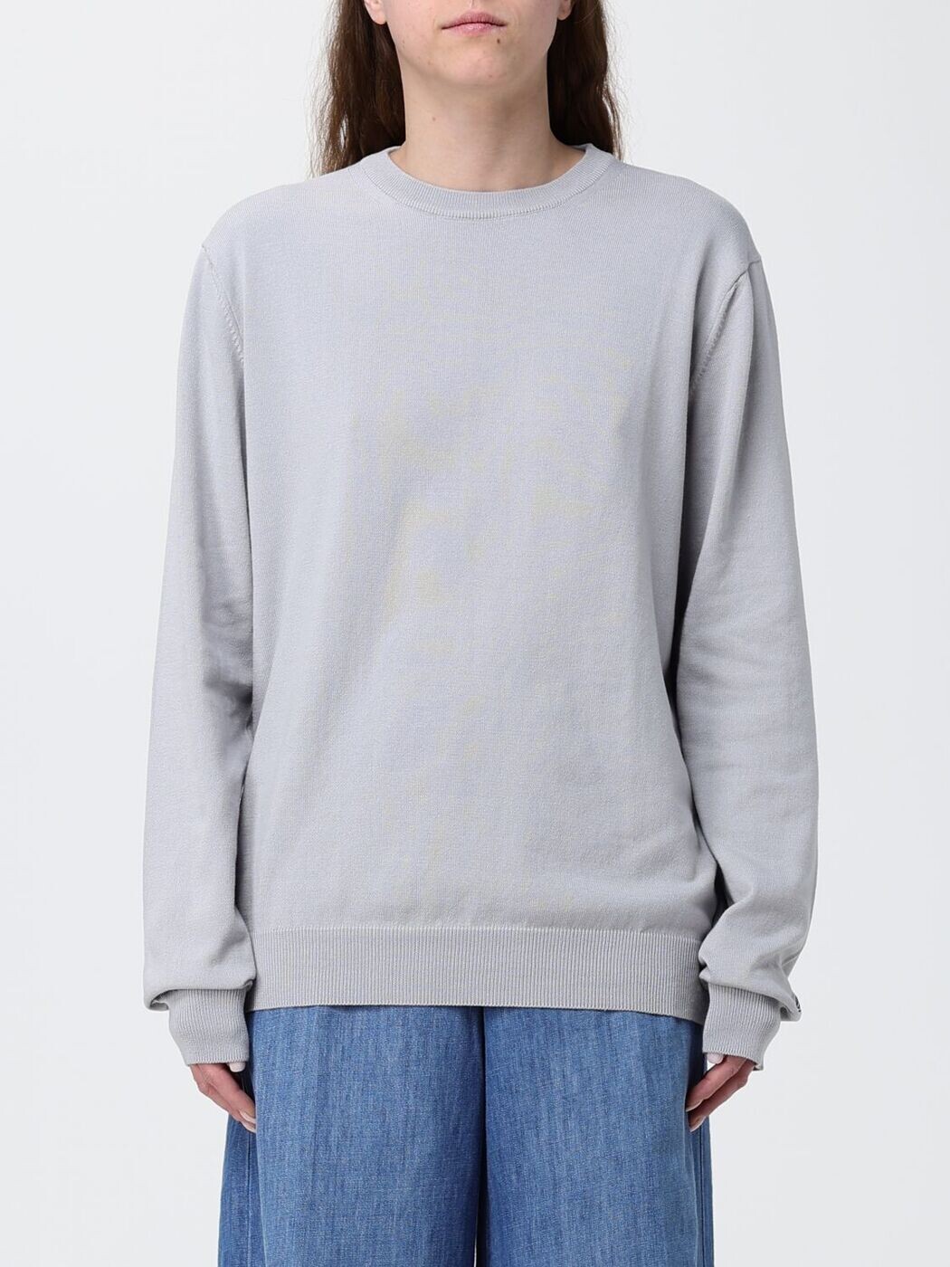 毛糸分限者 WOOLRICH プルオーバー 編み物御召しもの メンズ 薄墨色 Knitwear CFWOKN0331MRUF0787 Grey 関税 貨物輸送無料 2026SS gi