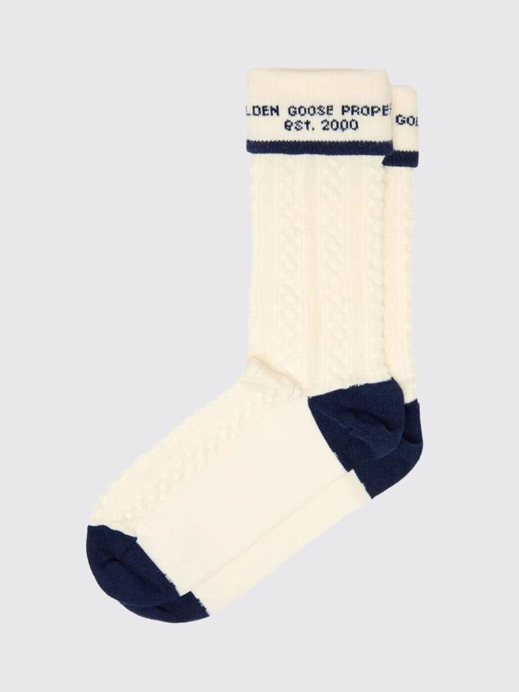 ゴールデン グース 晴れ晴れしい ブランド名 GOLDEN GOOSE ソックス 靴下 メンズ 白いこと Socks GUP02373P002429 関税 貨物輸送無料 2026SS gi