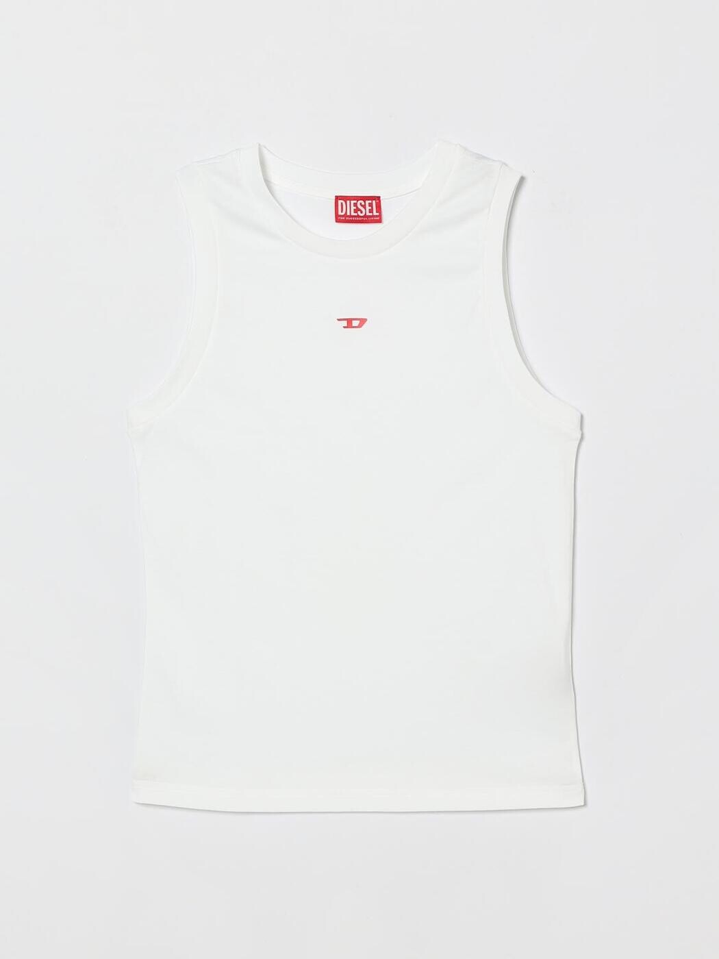 ディーゼル DIESEL ロング捩りプルオーバー プルオーバー ボーイズ 白いこと Long sleeve t-shirts J027700CATM 関税 貨物輸送無料 2026SS gi