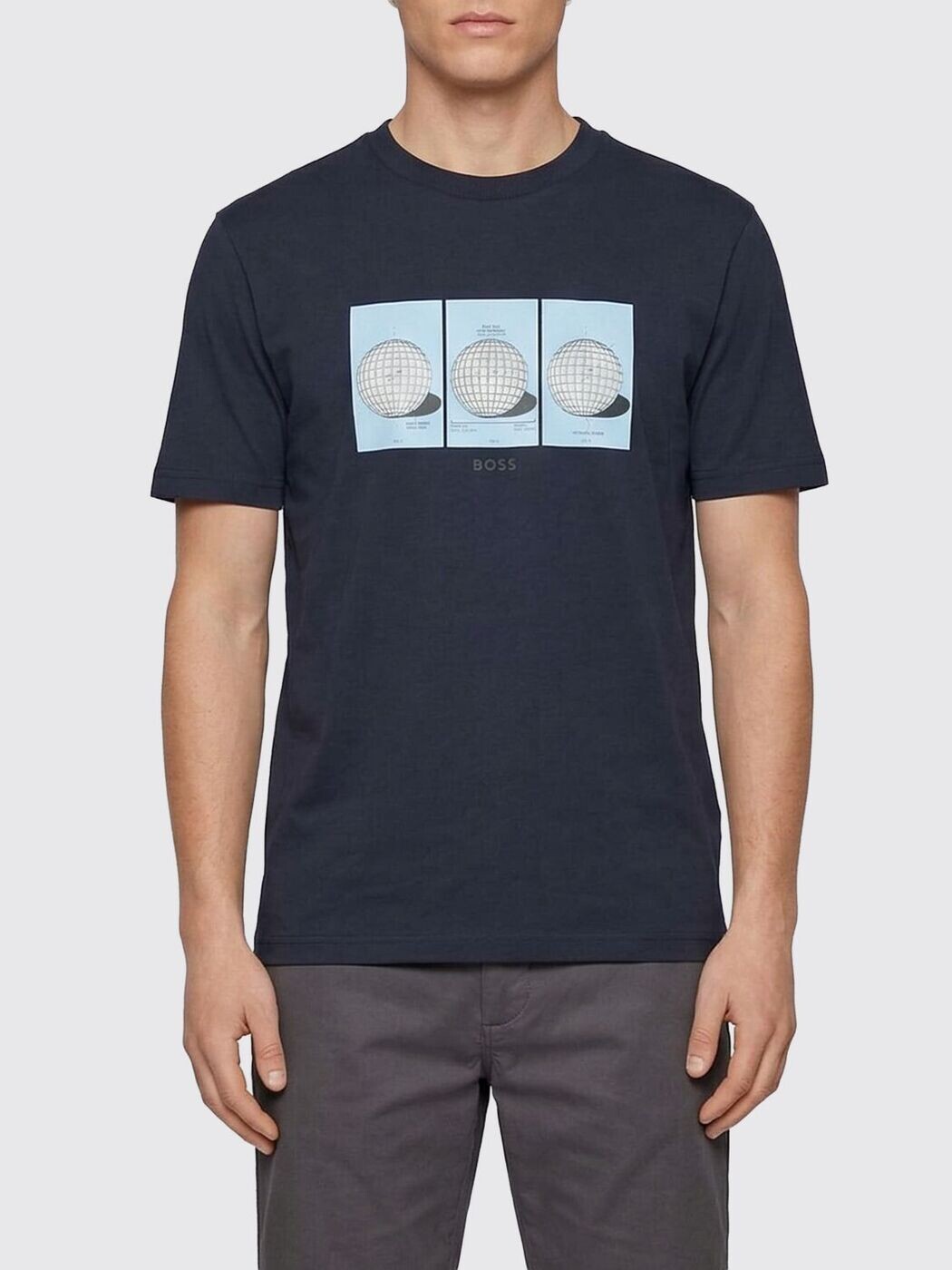 ボス BOSS Tシャツ メンズ ブルー T-shirts 50559353 Blue 関税 送料無料 2026SS gi|BRANDSHOP「il Tesoro」