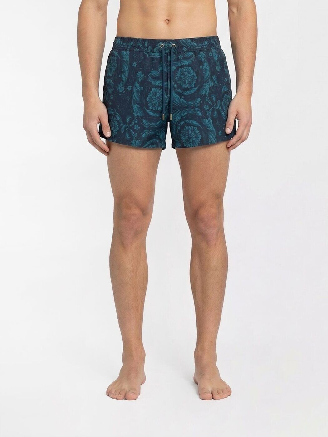 ヴェルサーチ VERSACE 海水着 スイムウェア メンズ 青碧 Swimwear ABU050201A11356 関税 貨物輸送無料 2026SS gi