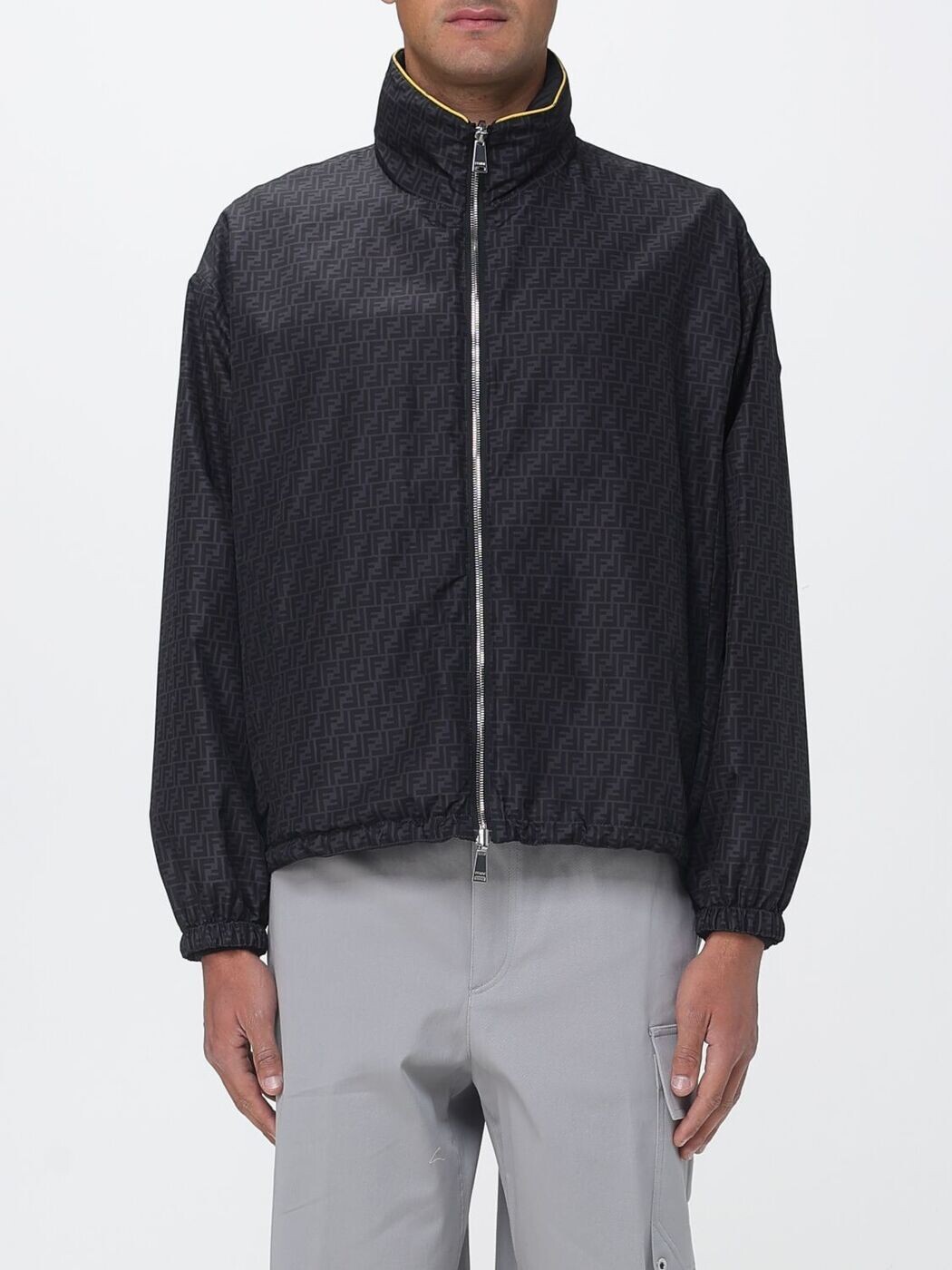 フェンディ FENDI 上衣 メンズ 黒いこと Jackets FAA980AYYV 関税 貨物輸送無料 2026SS gi