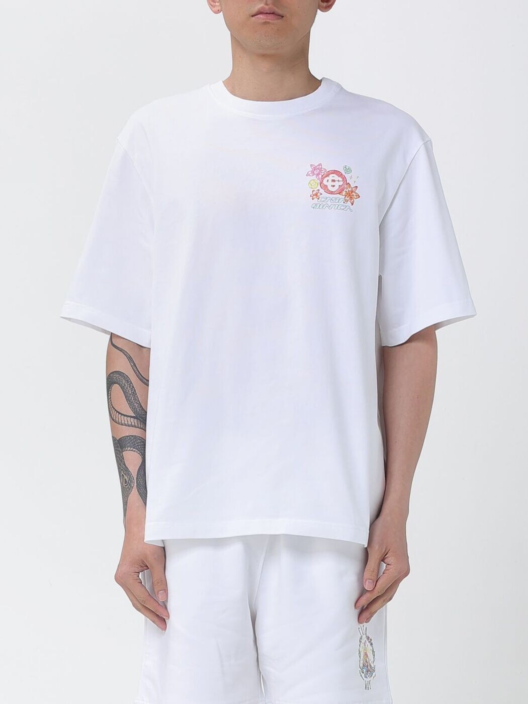 カサブランカ CASABLANCA プルオーバー メンズ 白いこと T-shirts MSS26JTS04 関税 貨物輸送無料 2026SS gi