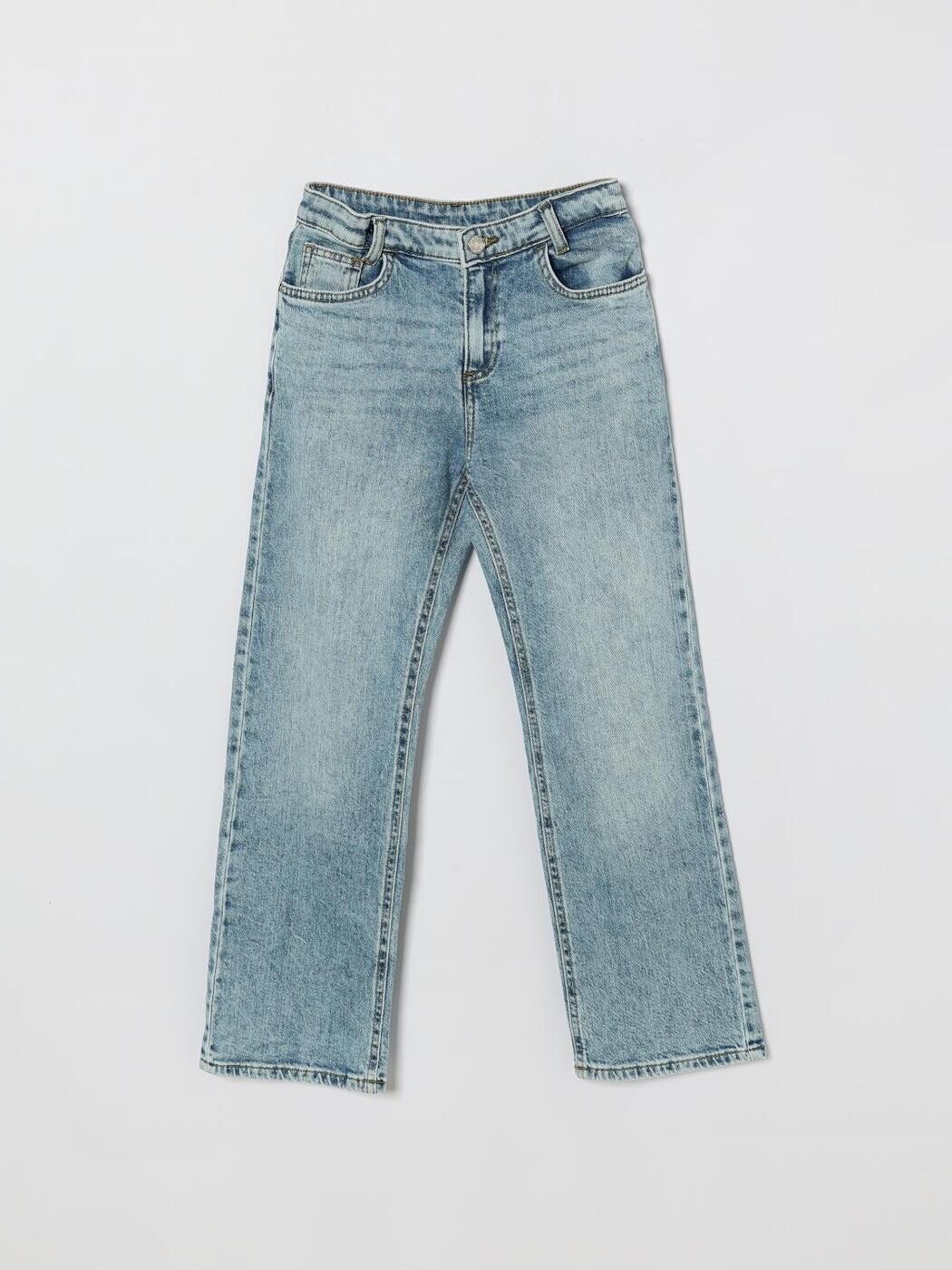 リュー ジョ— LIU JO レギュラーフィットジーンズ デニム ガールズ ブルー Regular fit jeans GA6189D5042 Blue 関税 送料無料 2026SS gi|BRANDSHOP「il Tesoro」