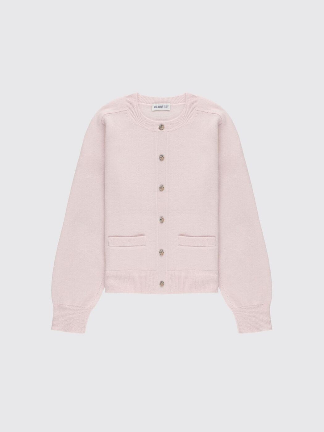 バーバリー BURBERRY クルーネックジャンパー 編み物御召しもの ガールズ さくら色 Crew neck jumpers 8117642 ~ 関税 貨物輸送無料 2026SS gi