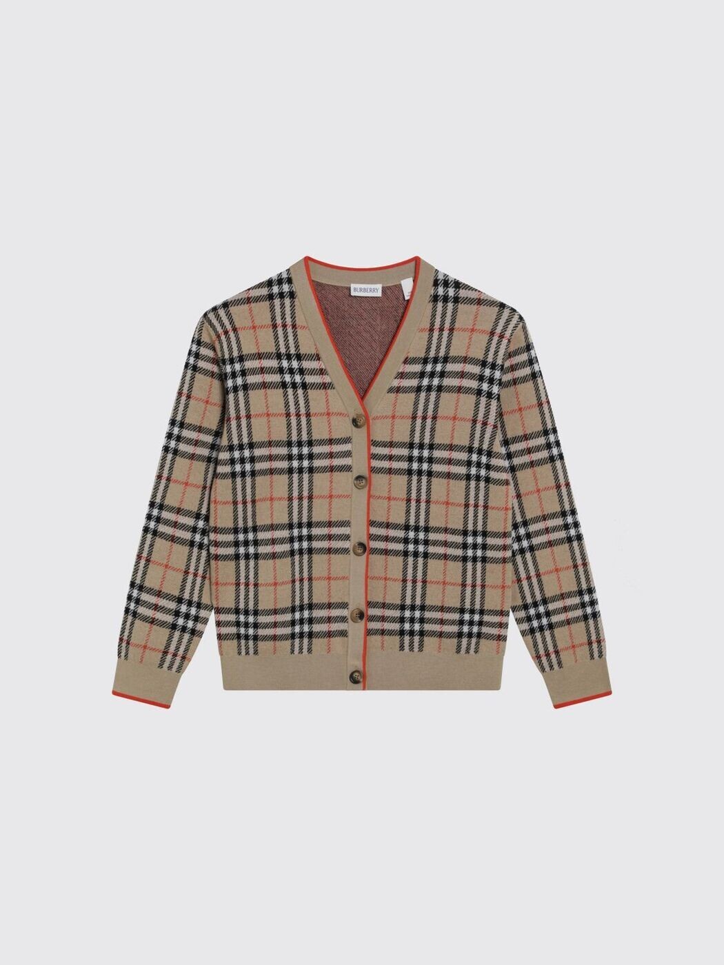 バーバリー BURBERRY クルーネックジャンパー 編み物御召しもの ガールズ ベージュ Crew neck jumpers 8117179 ~ 関税 貨物輸送無料 2026SS gi