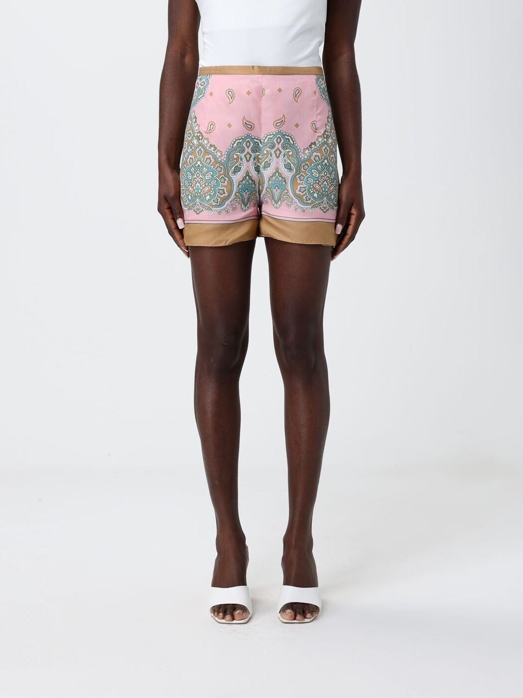 ピンコ PINKO ジーンズさる股引き さる股引き レディース サクラ色 Denim shorts 106733A38G 関税 貨物輸送無料 2026SS gi