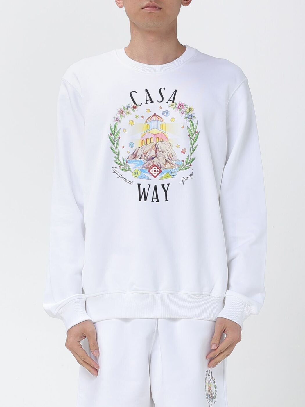 カサブランカ CASABLANCA トレイナー 調教師 メンズ 白いこと Sweatshirts MSS26JTP293 関税 貨物輸送無料 2026SS gi
