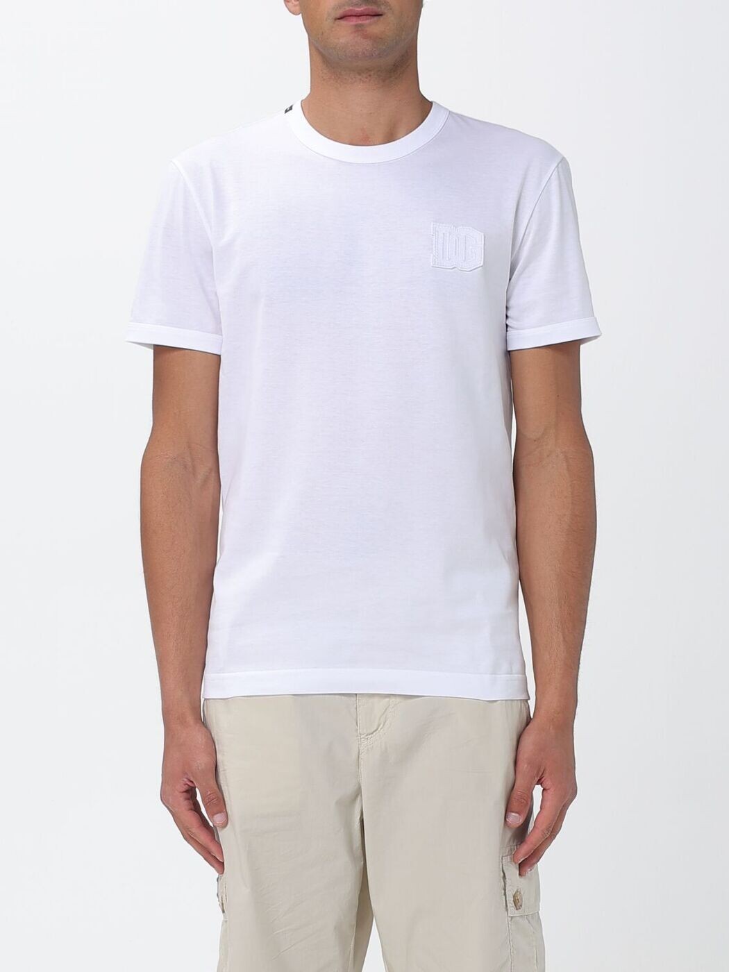 ドルチェ&ガッバーナ DOLCE&GABBANA Tシャツ メンズ ホワイト T-shirts G8PV1ZG7P3N White 関税 送料無料 2026SS gi｜BRANDSHOP「il Tesoro」