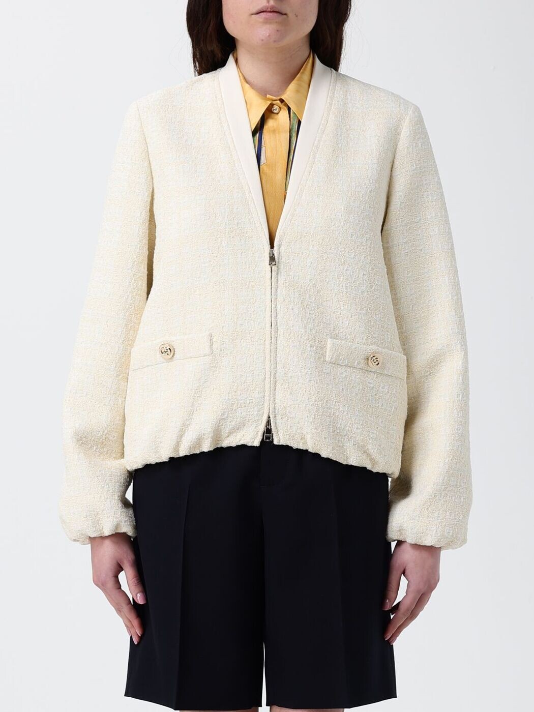 グッチ GUCCI 背広上衣 背広 上衣 レディース ベージュ Suit Jackets 851888ZAUB6 関税 貨物輸送無料 2026SS gi