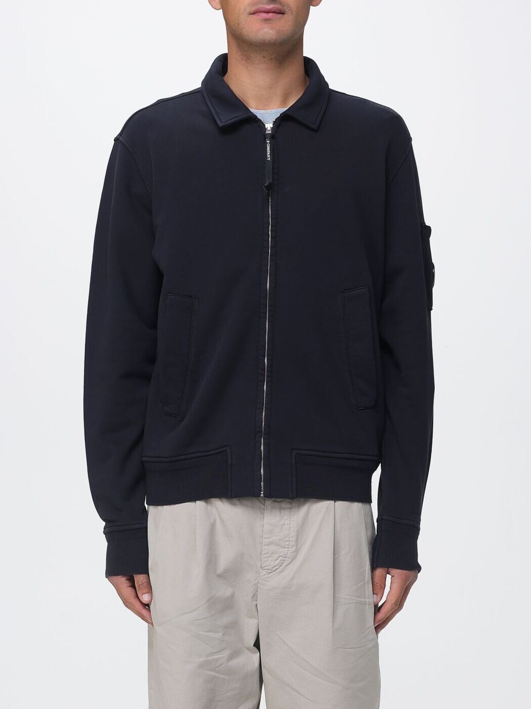 シーピー 相手 CP COMPANY トレーナー 調教師 メンズ 青色 Sweatshirts 20CMSS040A110044G 関税 貨物輸送無料 2026SS gi