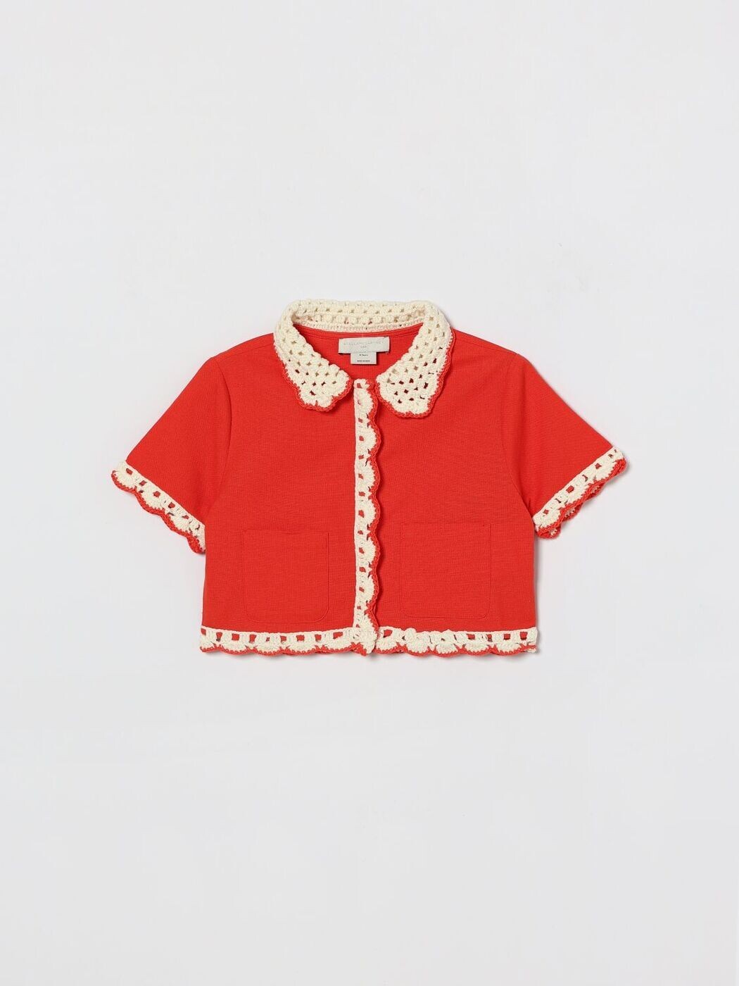 ステラマッカートニー STELLA MCCARTNEY クルーネックジャンパー 編み物御召しもの ガールズ 赤いこと Crew neck jumpers TY5A31Z3452 関税 貨物輸送無料 2026SS gi