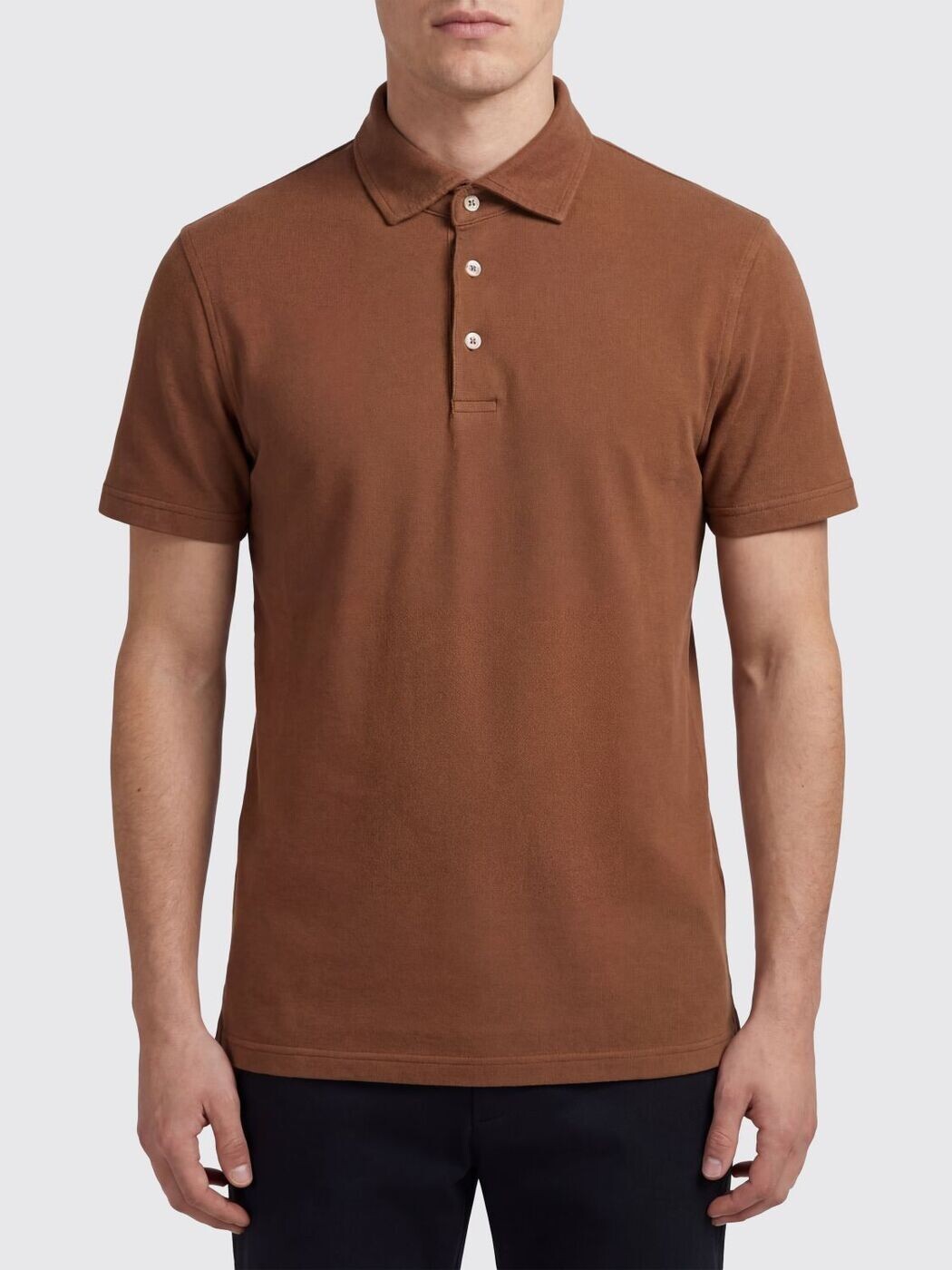 フェデリ FEDELI ポロシャツ メンズ ブラウン Polo shirts TUD00120 Brown 関税 送料無料 2026SS gi｜BRANDSHOP「il Tesoro」