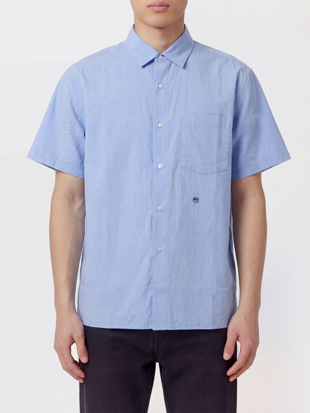 ナナミカ NANAMICA プルオーバー メンズ Shirts S26SG088E Gnawed Blue 関税 貨物輸送無料 2026SS gi