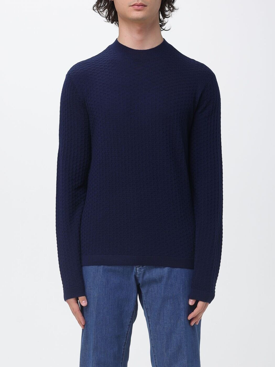 エンポリオ アルマーニ EMPORIO ARMANI セーター ニットウェア メンズ ブルー Knitwear EM004602AF2355F Blue 関税 送料無料 2026SS gi｜BRANDSHOP「il Tesoro」