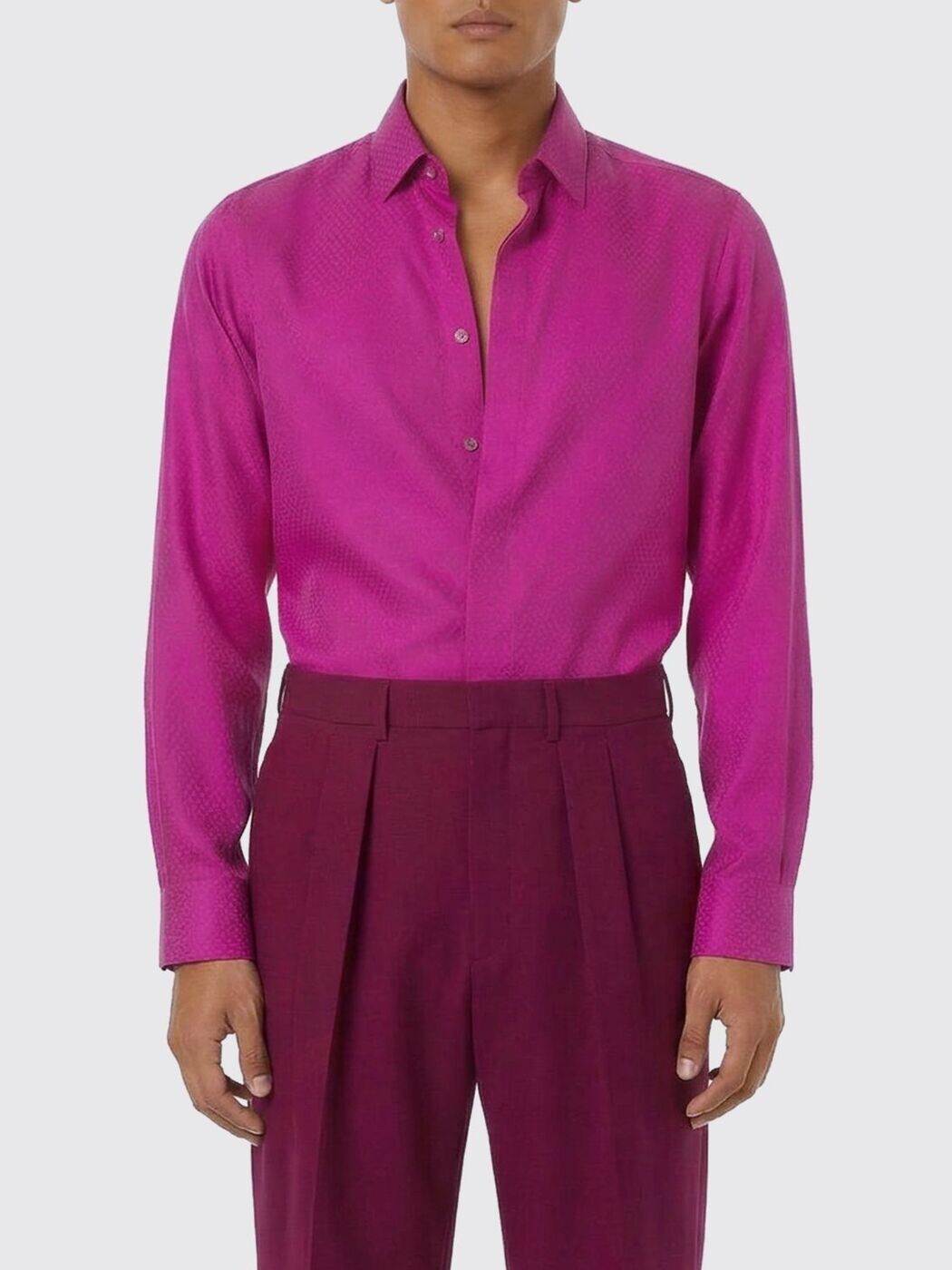 トム ジェラルド・r・フォード TOM FORD プルオーバー メンズ パープル Shirts HRVF01S0274 関税 貨物輸送無料 2026SS gi