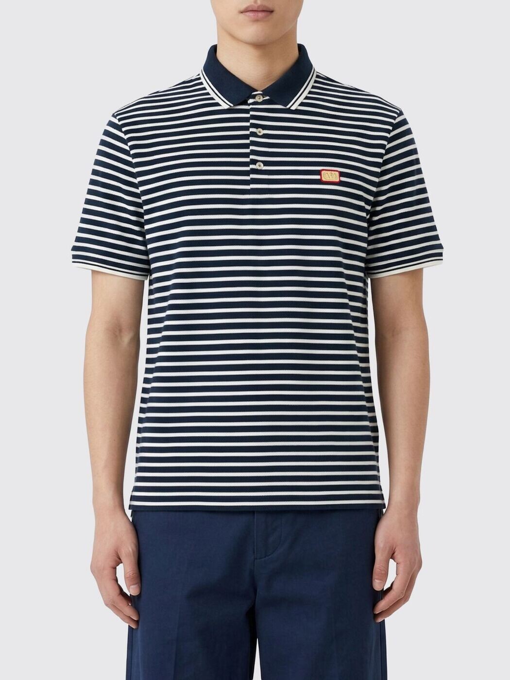 バレンチノ VALENTINO ポロシャツ メンズ ホワイト Polo shirts 8V3MH01KBAF White 関税 送料無料 2026SS gi｜BRANDSHOP「il Tesoro」