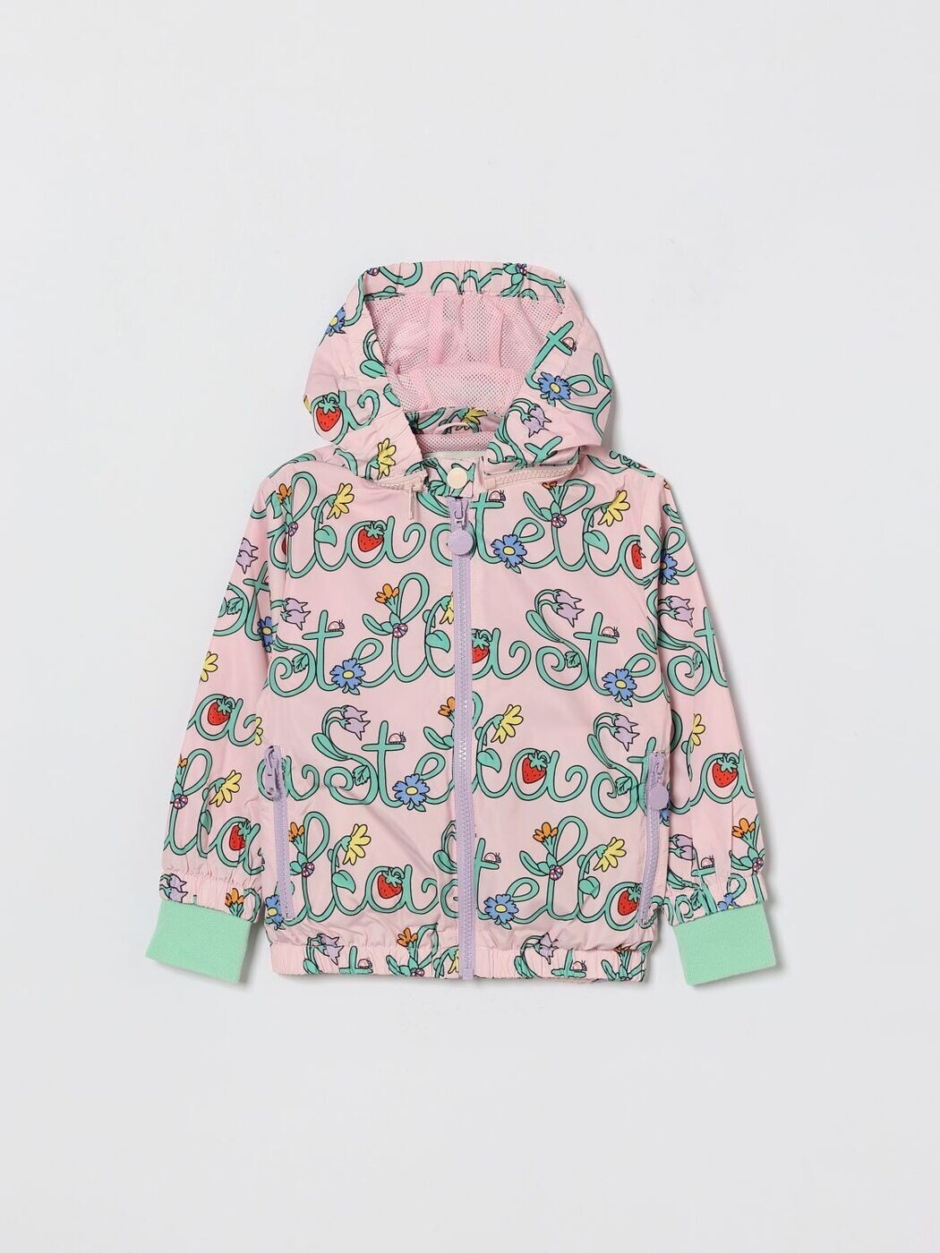 ステラマッカートニー STELLA MCCARTNEY バイカージャケット 上衣 ガールズ サクラ色 Biker jackets TY2A07Z3426 関税 貨物輸送無料 2026SS gi
