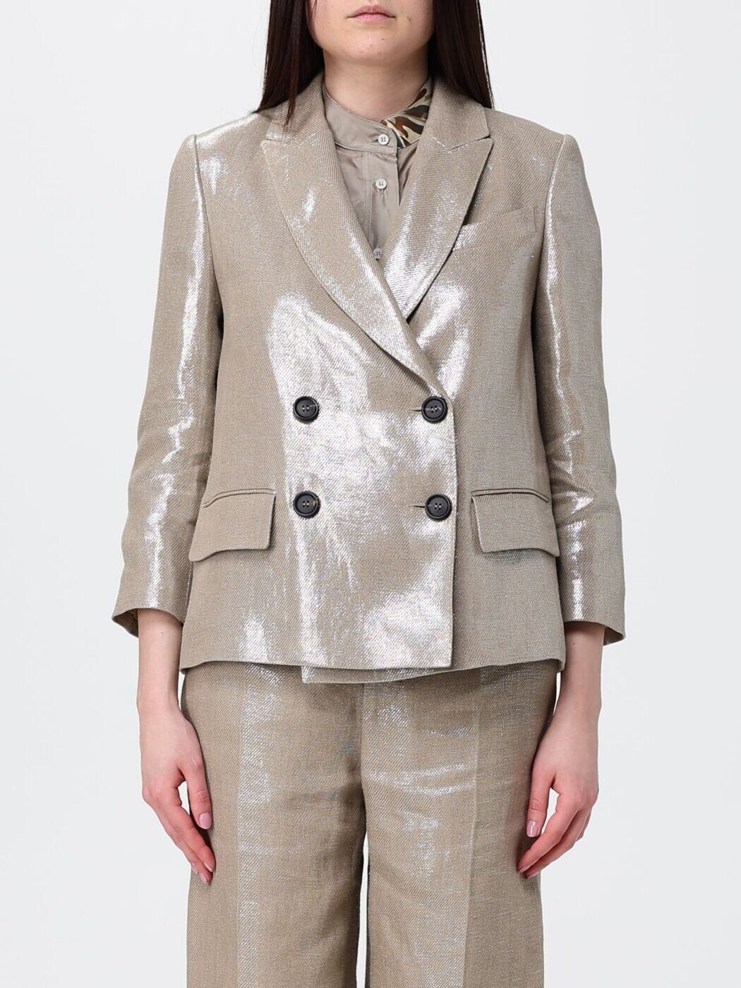 ブルネロクチネリ BRUNELLO CUCINELLI 背広上衣 背広 上衣 レディース ベージュ Suit Jackets ML5967620 関税 貨物輸送無料 2026SS gi