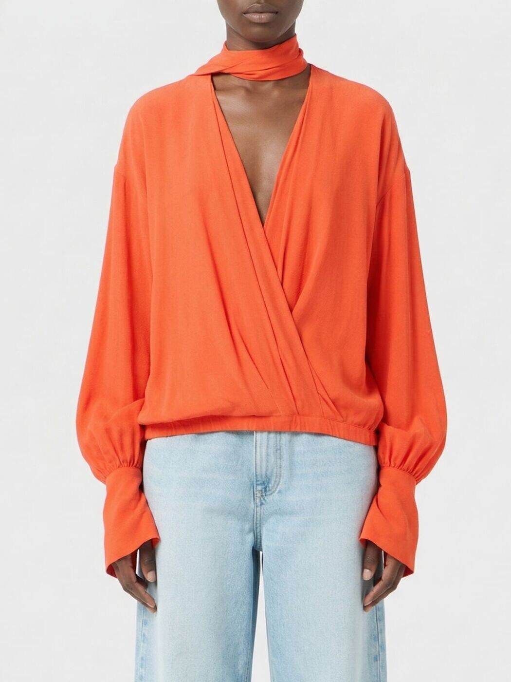 ブルマリン BLUMARINE プルオーバー トップス レディース オレンジ色 T-shirts and tops P622C446A 関税 貨物輸送無料 2026SS gi