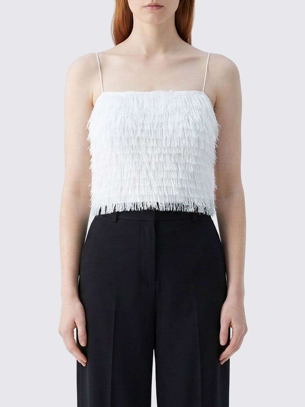 ツイン仕掛ける TWINSET プルオーバー トップス レディース 白いこと T-shirts and tops 261TP2571 関税 貨物輸送無料 2026SS gi