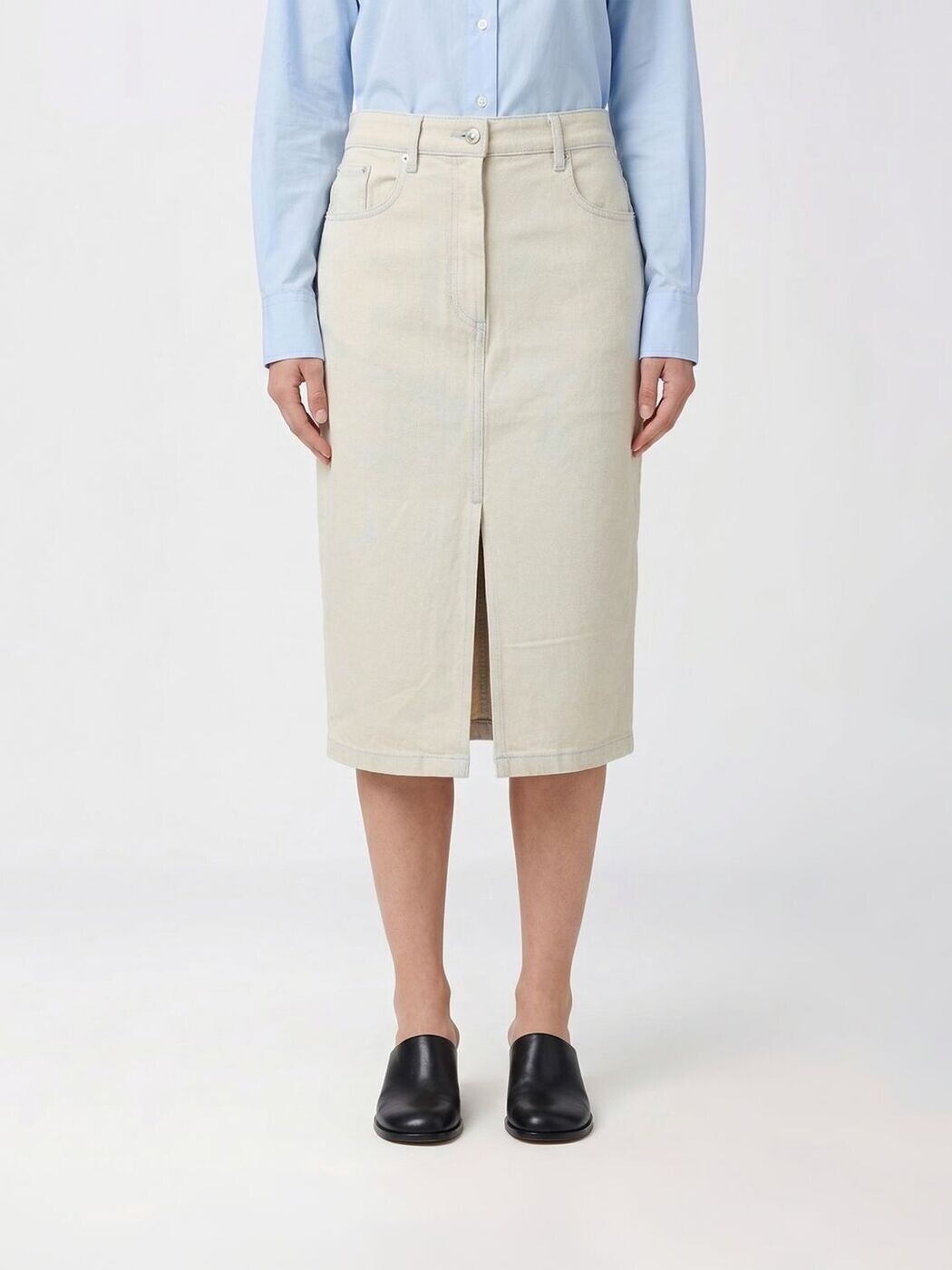 アーペーセー A.P.C スカート レディース ホワイト Skirts COHLBF06503 White 関税 送料無料 2026SS gi｜BRANDSHOP「il Tesoro」