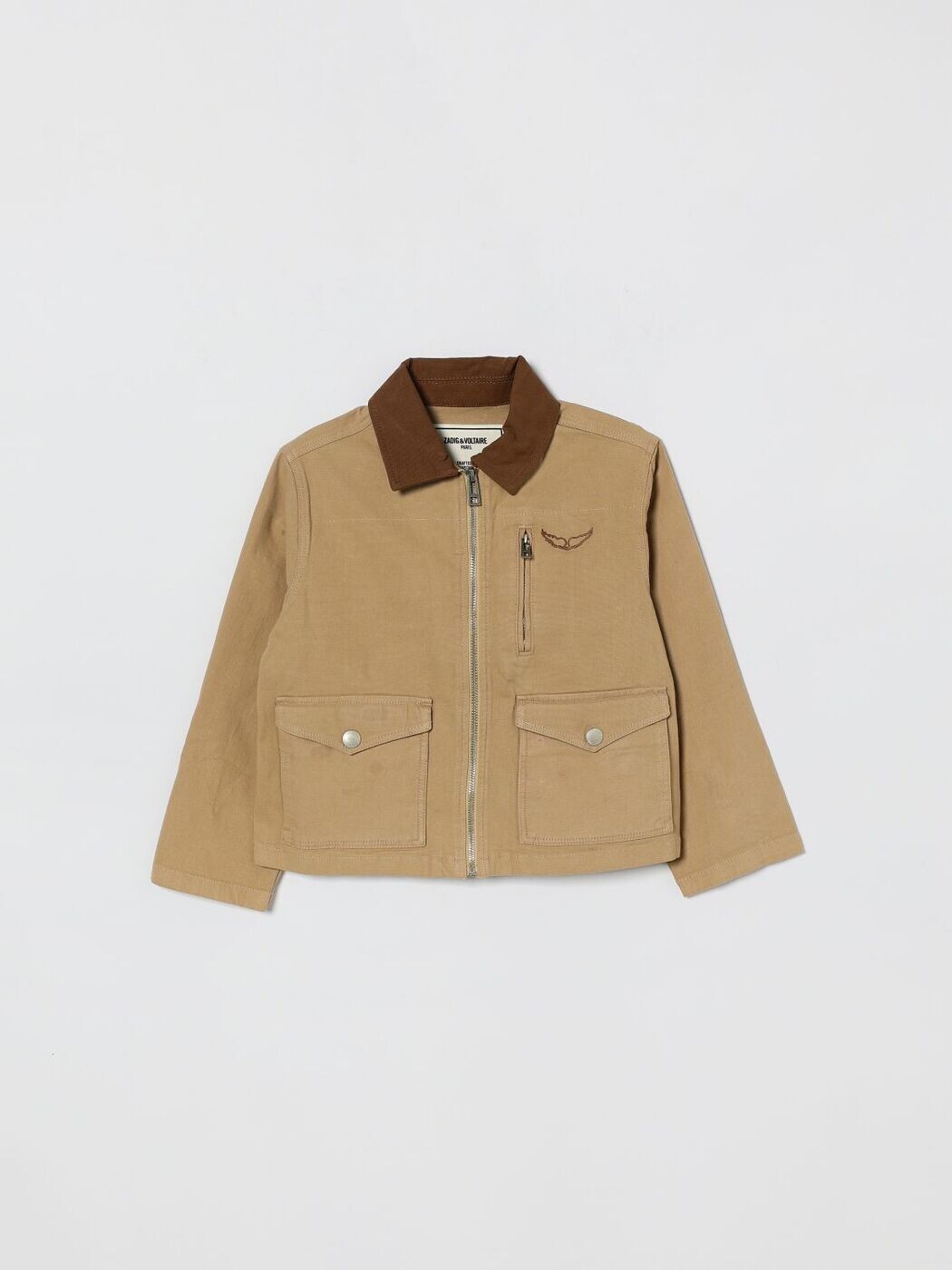 ザディグ エ フランソア・マリー・ヴォルテール ZADIG \u0026 VOLTAIRE ボンバージャケット 上衣 ボーイズ ベージュ Bomber jackets X60598 関税 貨物輸送無料 2026SS gi