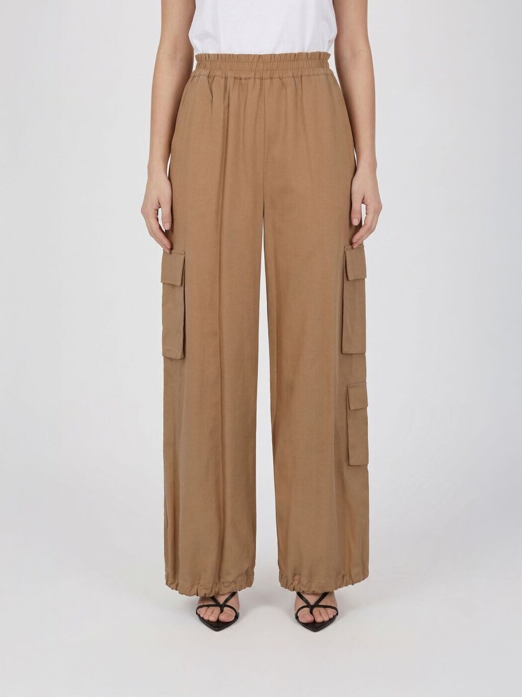 ツイン仕掛ける TWINSET ズボン ズボン下 レディース ベージュ Trousers 261TE2070 関税 貨物輸送無料 2026SS gi