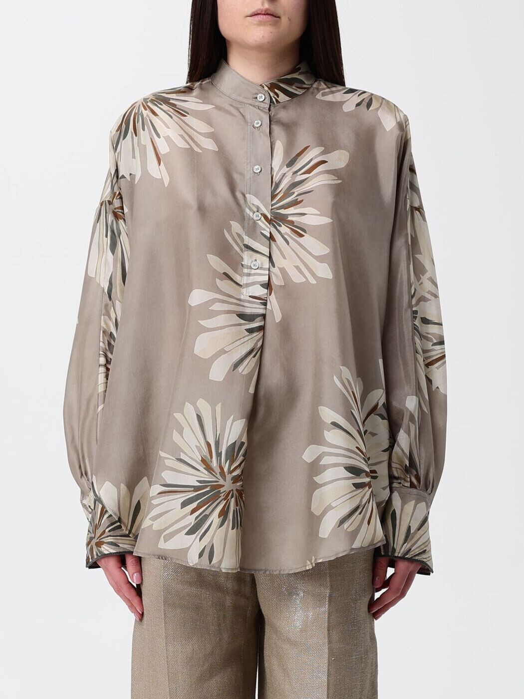 ブルネロクチネリ BRUNELLO CUCINELLI プルオーバー レディース Shirts MQ967RH201 関税 貨物輸送無料 2026SS gi