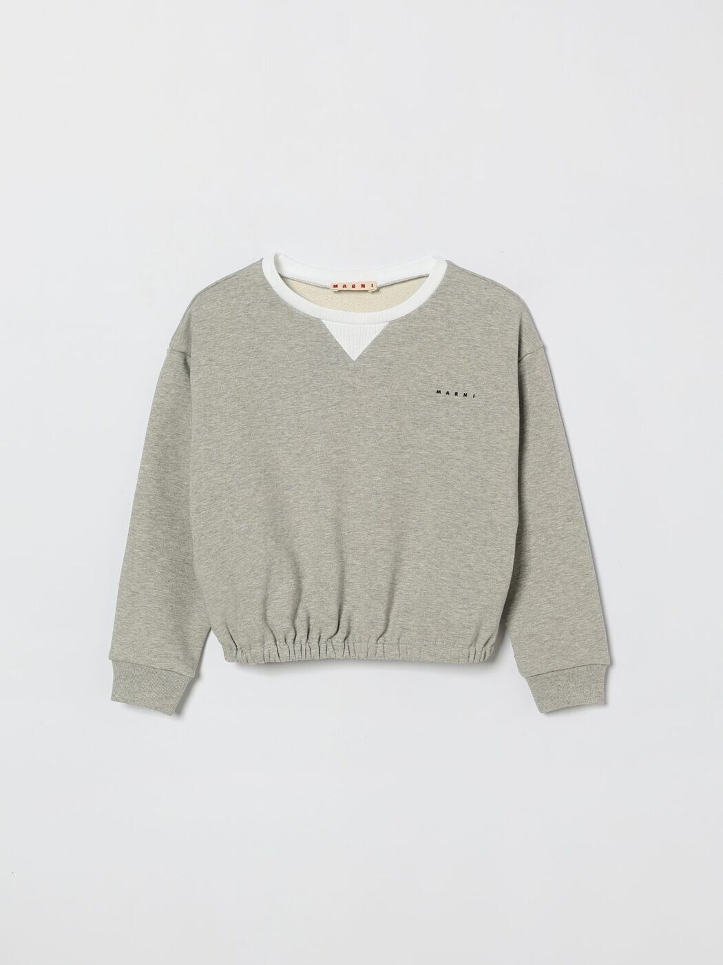 マルニ MARNI クルーネックジャンパー 編み物御召しもの ガールズ 薄墨色 Crew neck jumpers M01684M00V0 関税 貨物輸送無料 2026SS gi