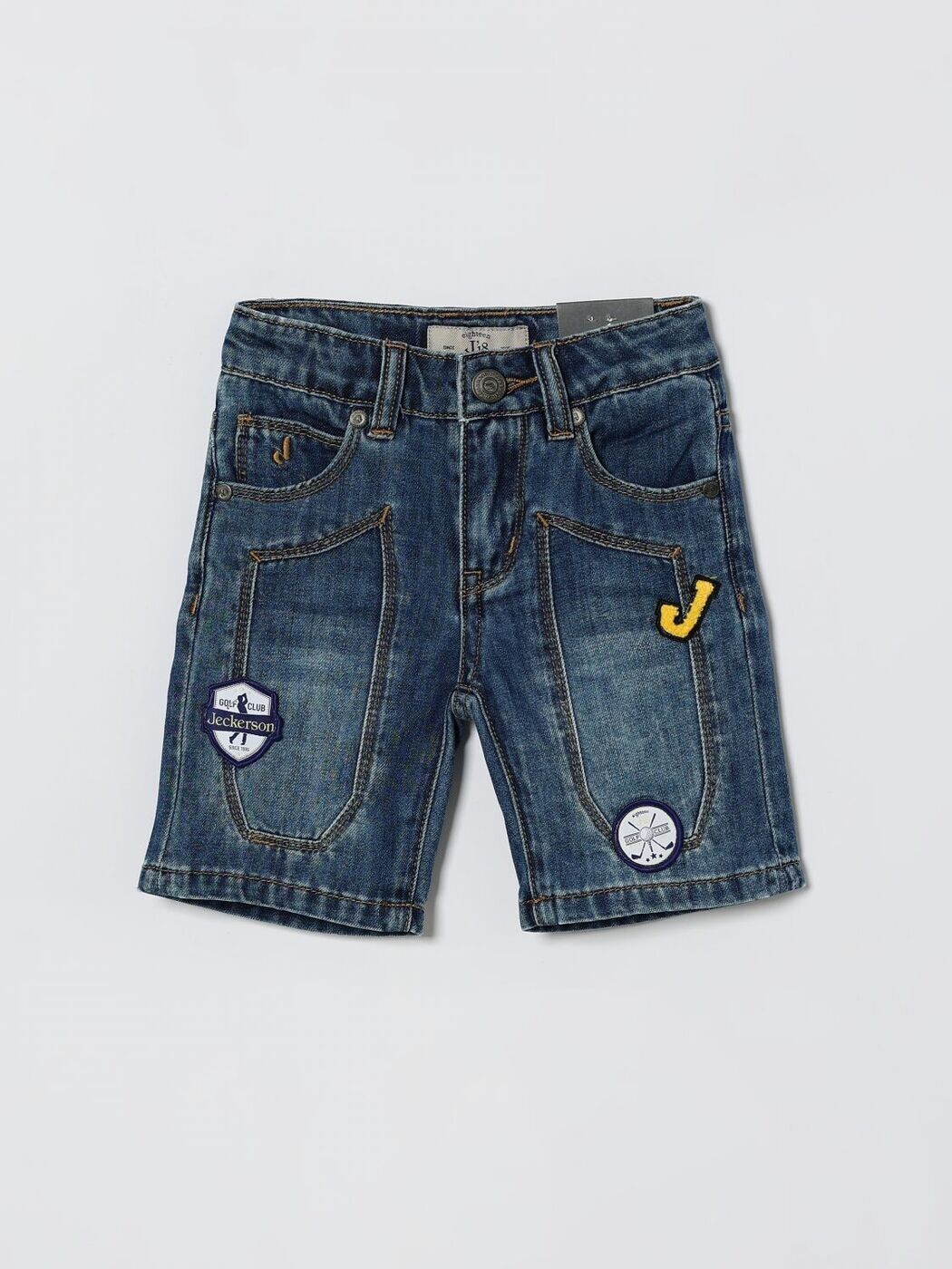 ジェッカーソン JECKERSON ショートパンツ　パンツ ショーツ ボーイズ ブルー Shorts JB5667PS26 Denim 関税 送料無料 2026SS gi｜BRANDSHOP「il Tesoro」