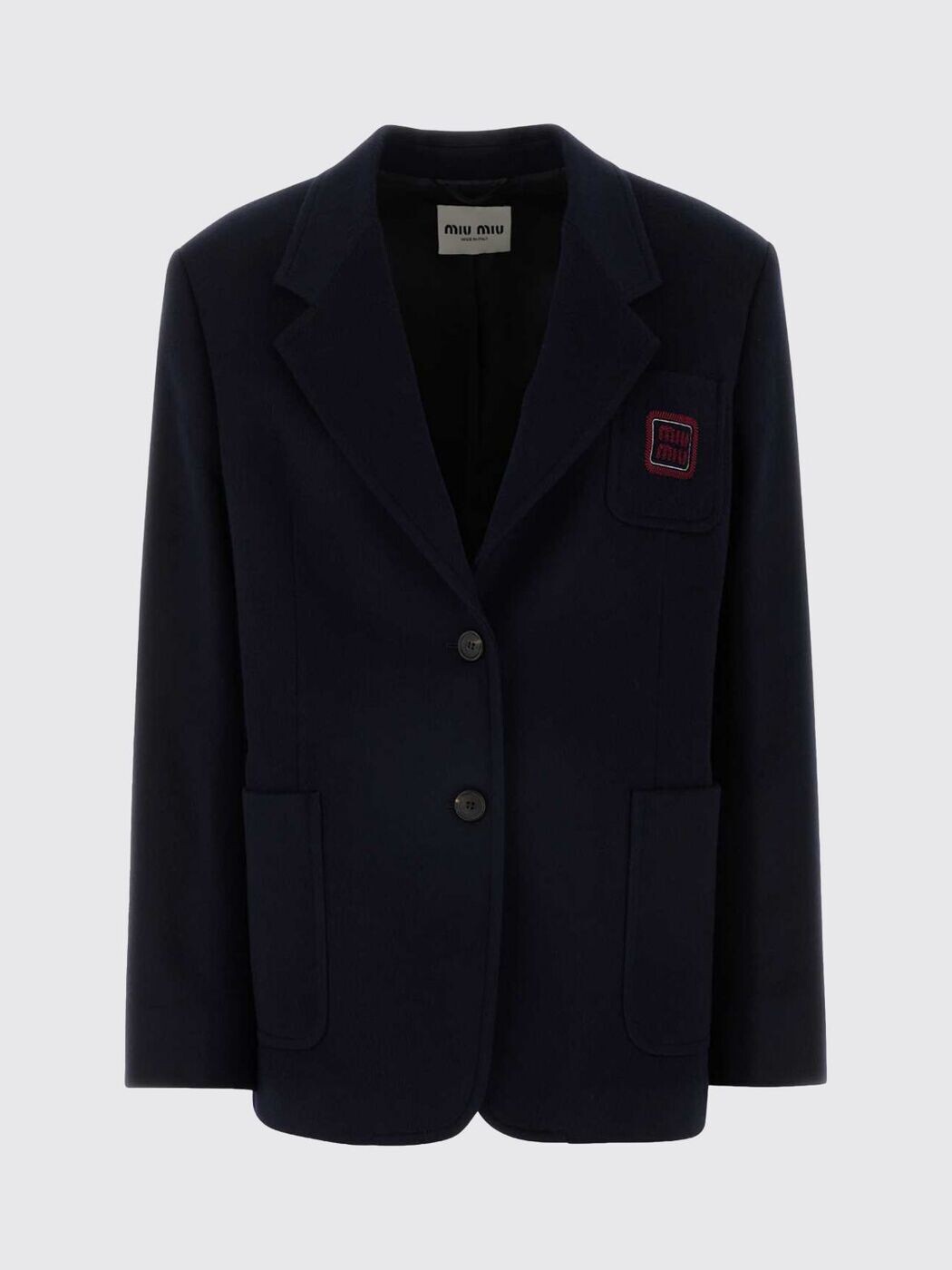 ミュウ ミュウ MIU MIU 背広上衣 背広 上衣 レディース 青碧 Suit Jackets MH1769SAM1125Q 関税 貨物輸送無料 2026SS gi