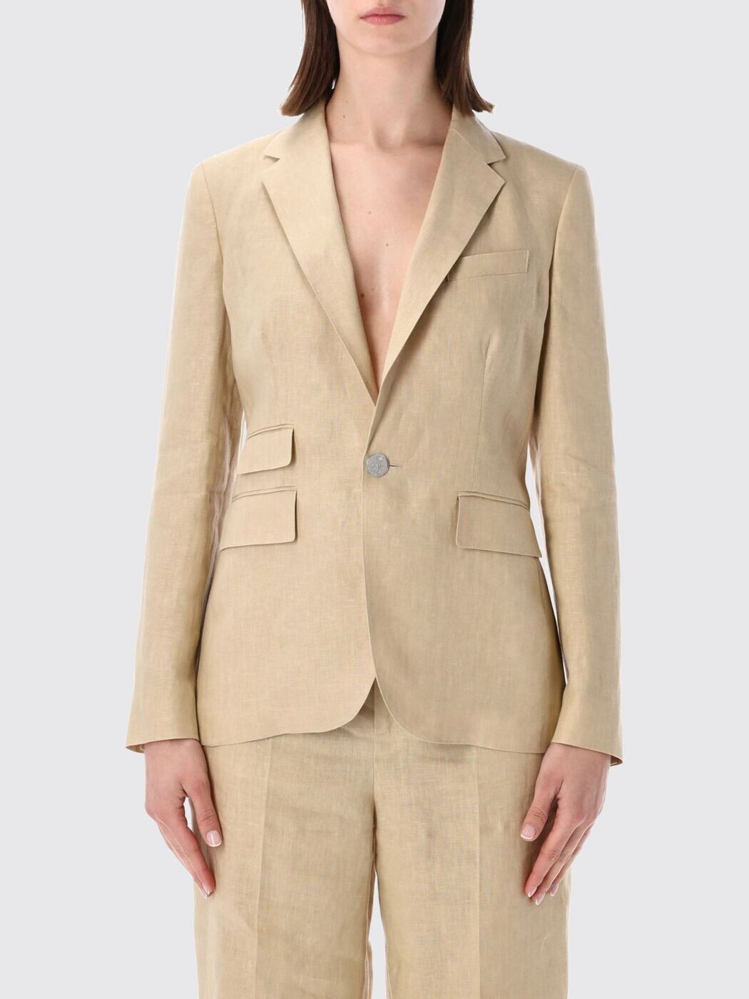 ラルフローレン POLO RALPH LAUREN 背広上衣 背広 上衣 レディース ベージュ Suit Jackets 290974480 関税 貨物輸送無料 2026SS gi コート・ジャケット-レディースファッション