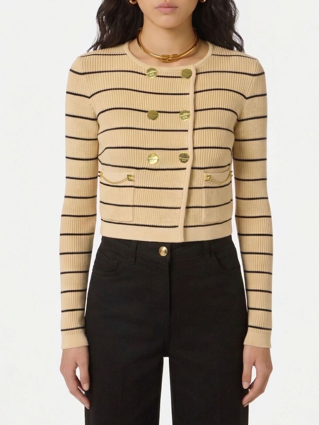 エリザベッタ フランキ ELISABETTA FRANCHI セーター ニットウェア レディース Knitwear MK03S62E2 Nude 関税 送料無料 2026SS gi|BRANDSHOP「il Tesoro」