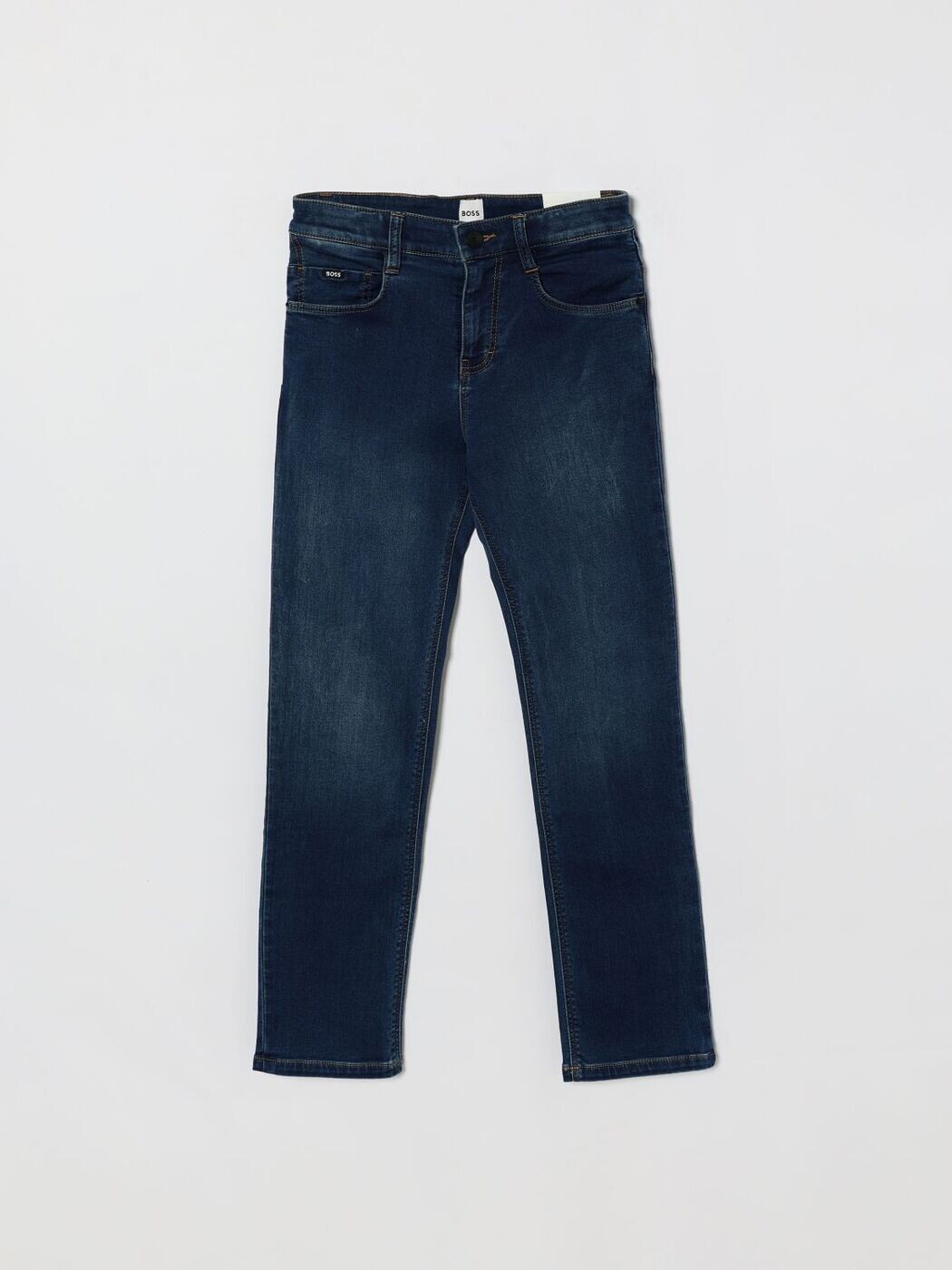 ヒューゴ 雇い主 HUGO BOSS レギュラーフィットジーンズ ジーンズ ボーイズ 青碧 Regular fit jeans J52920 関税 貨物輸送無料 2026SS gi