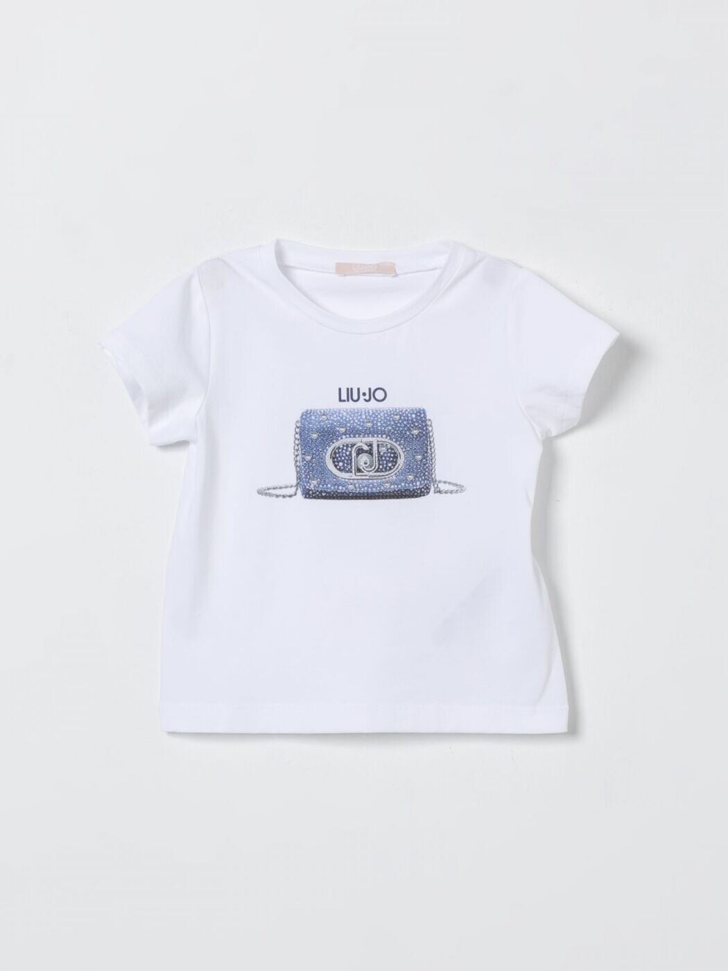 リュー ジョ― LIU JO ロング捩りプルオーバー プルオーバー ガールズ 白いこと Long sleeve t-shirts KA6118JS003 関税 貨物輸送無料 2026SS gi