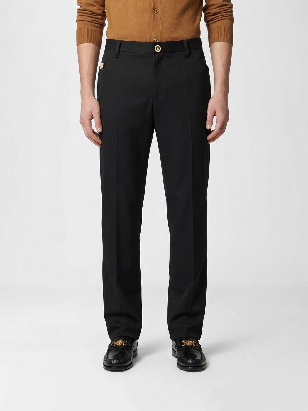 ヴェルサーチ VERSACE ズボン パンツ メンズ ブラック Trousers 10183221A16533 Black 関税 送料無料 2026SS gi｜BRANDSHOP「il Tesoro」