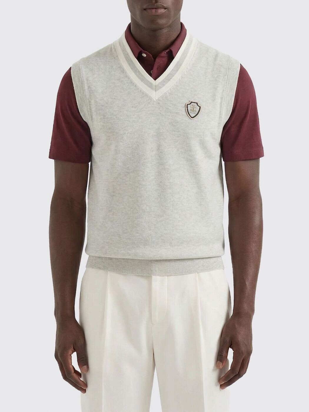 ブルネロ クチネリ BRUNELLO CUCINELLI ジレ より良い メンズ 薄墨色 Vests M29203607F 関税 貨物輸送無料 2026SS gi