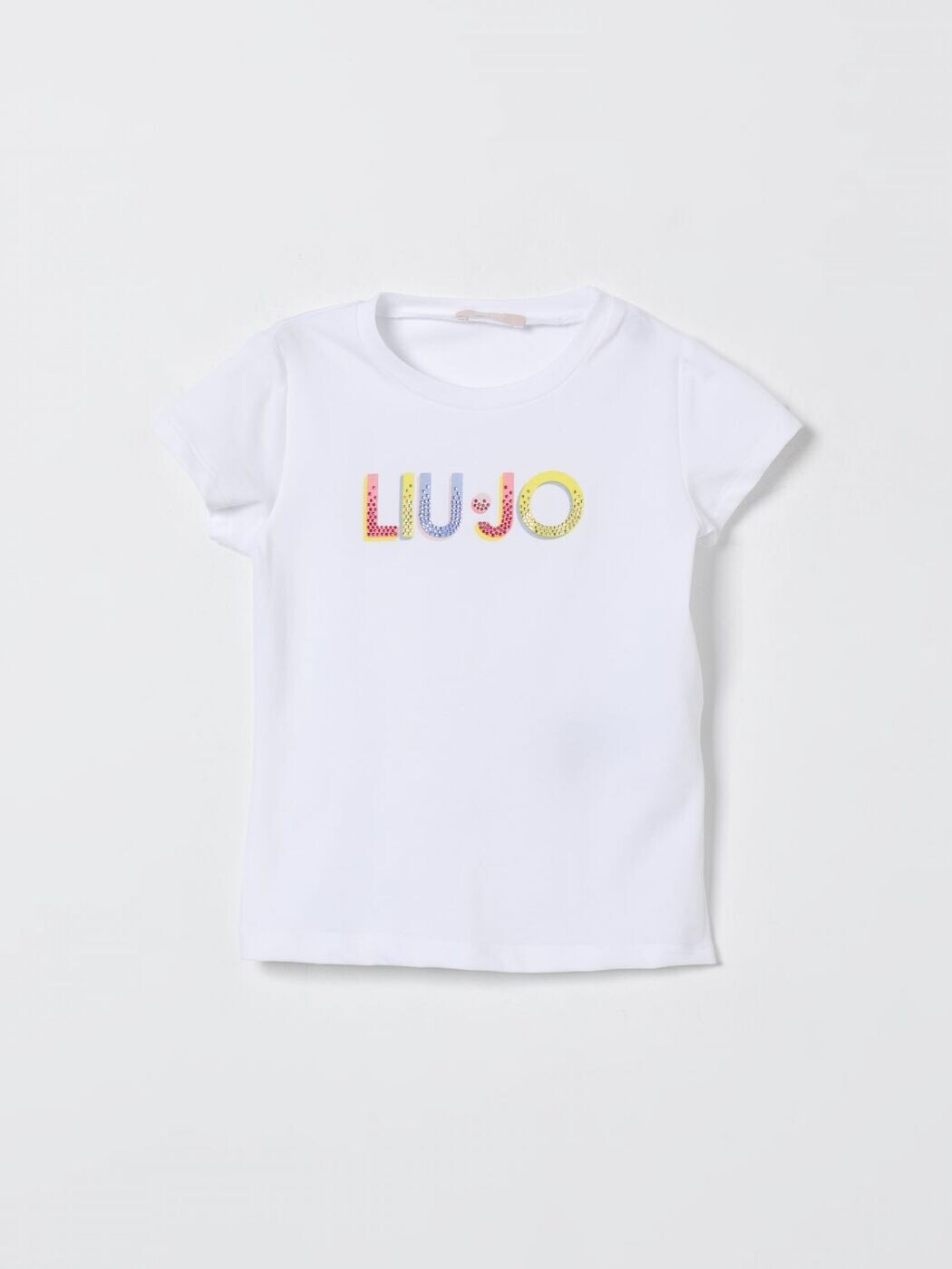 リュー ジョ― LIU JO ロング捩りプルオーバー プルオーバー ガールズ 白いこと Long sleeve t-shirts KA6028JS003 関税 貨物輸送無料 2026SS gi