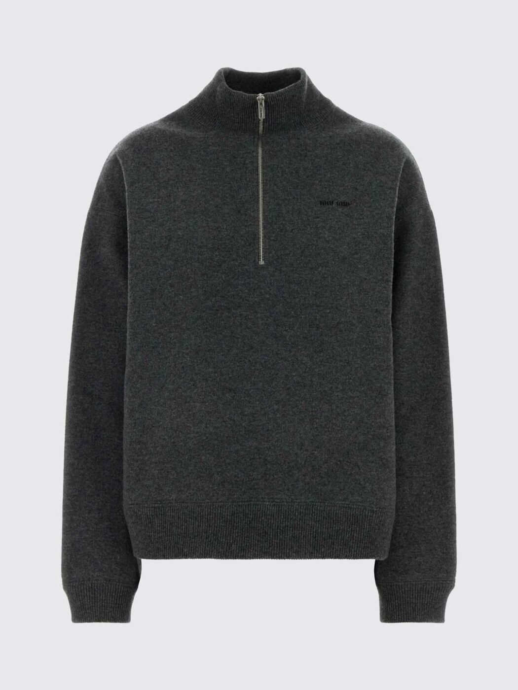 ミュウ ミュウ MIU MIU プルオーバー 編み物御召しもの レディース 薄墨色 Knitwear MMR467SOOO19RO 関税 貨物輸送無料 2026SS gi