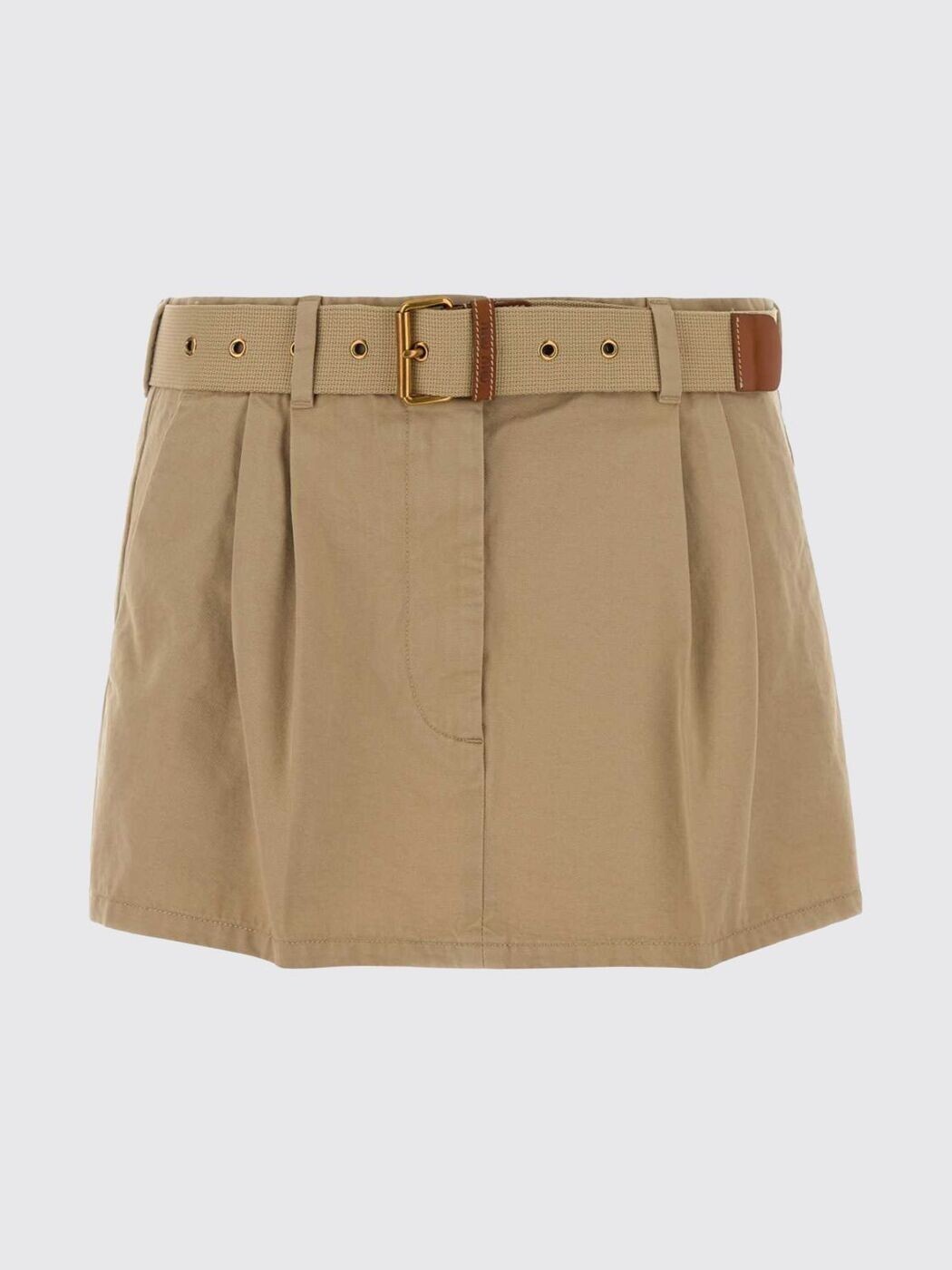 ミュウ ミュウ MIU MIU スコート レディース ベージュ Skirts MG2637SOOO19EK 関税 貨物輸送無料 2026SS gi