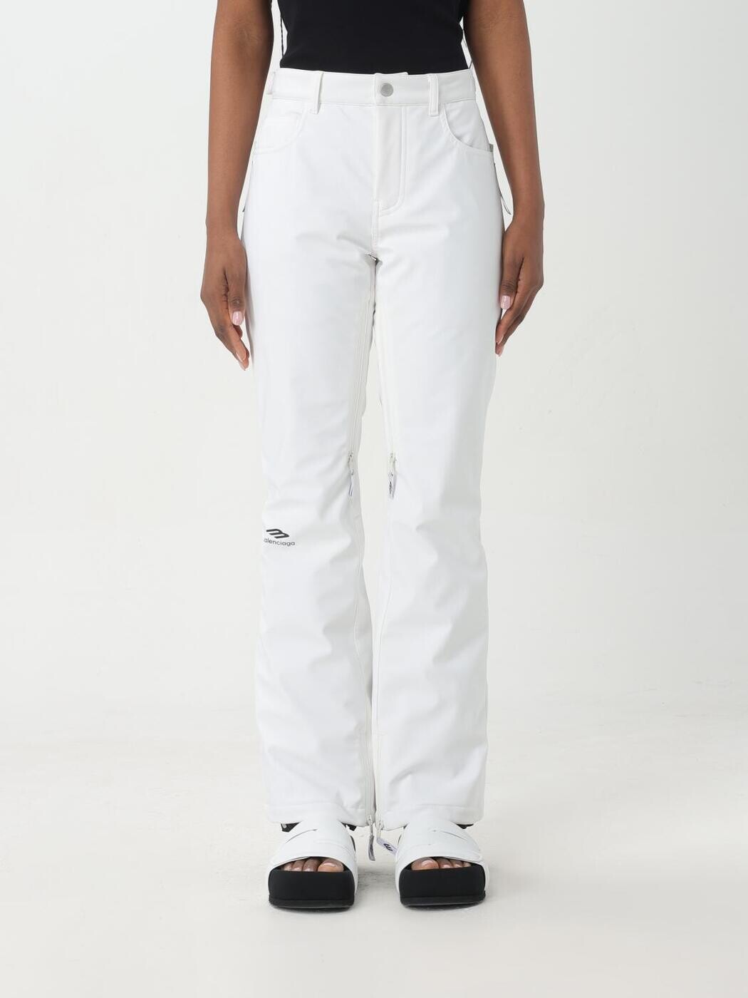 バレンシアガ BALENCIAGA ズボン ズボン下 レディース 白いこと Trousers 774002TPQ37 関税 貨物輸送無料 2025AW gi