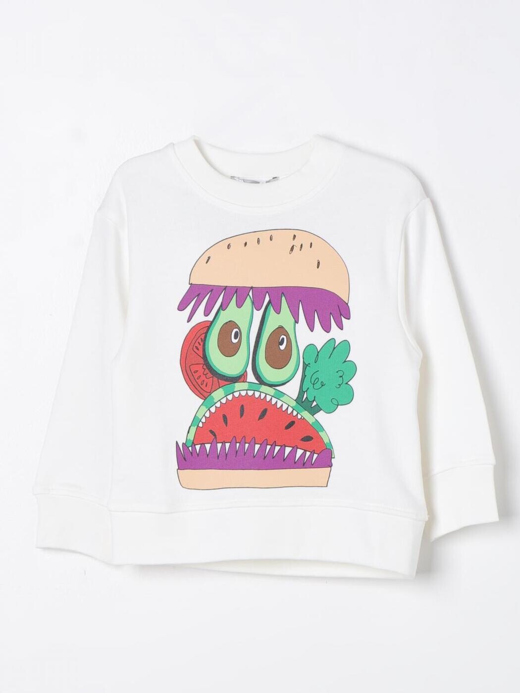 ステラマッカートニー STELLA MCCARTNEY クルーネックジャンパー 編み物御召しもの ガールズ 白いこと Crew neck jumpers TU4R40Z0499 関税 貨物輸送無料 2024SS gi