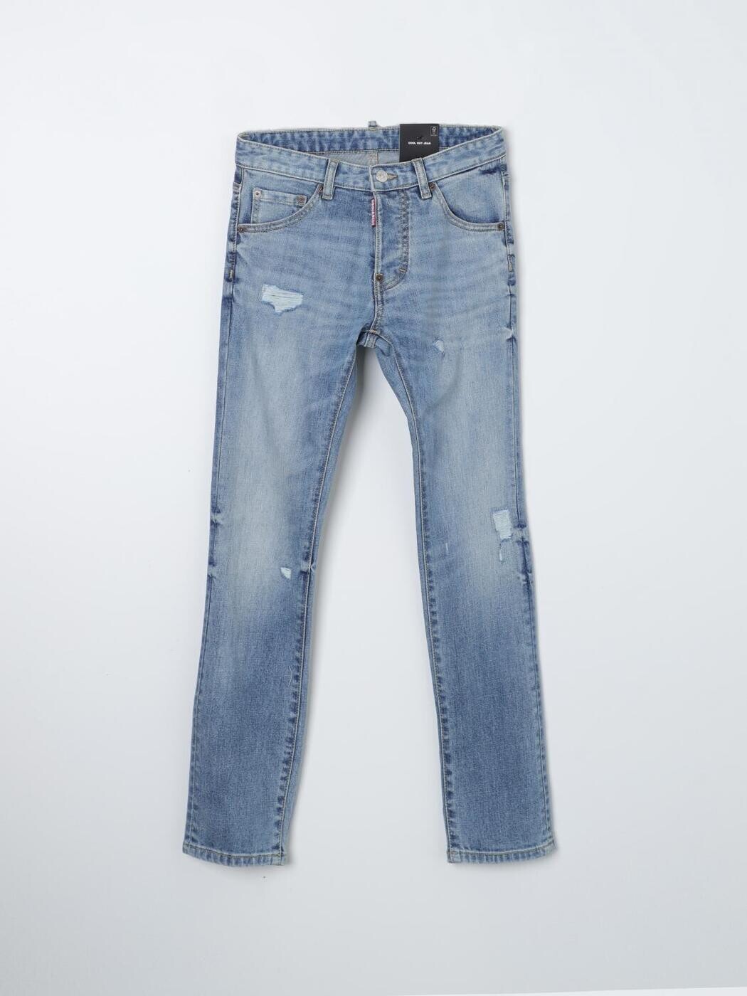 ディースクエアード DSQUARED2 レギュラーフィットジーンズ ジーンズ ボーイズ Regular fit jeans DQ0236D0A6P 関税 貨物輸送無料 2024SS gi
